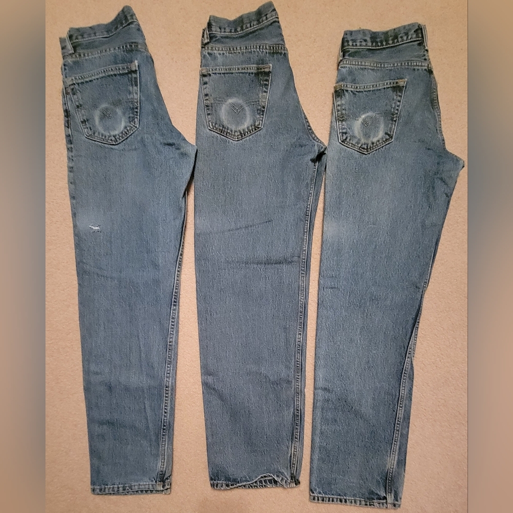 Lot of 3 Levi's 550 Jeans  30x34